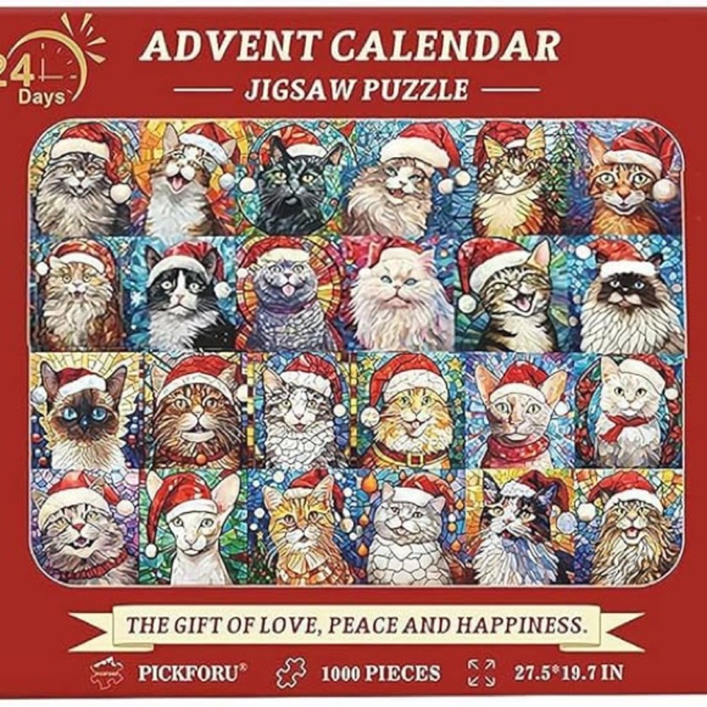 Cat Lovers Advent Calendar Jigsaw Puzzle